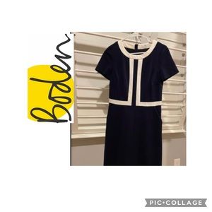 Boden, Dress, Navy, 4, like new